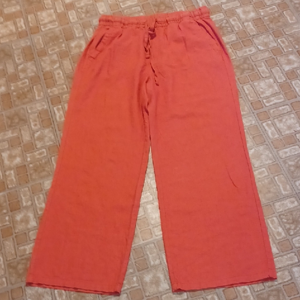 Old Navy Wide Leg Pants 55 %linen 45 %Rayon